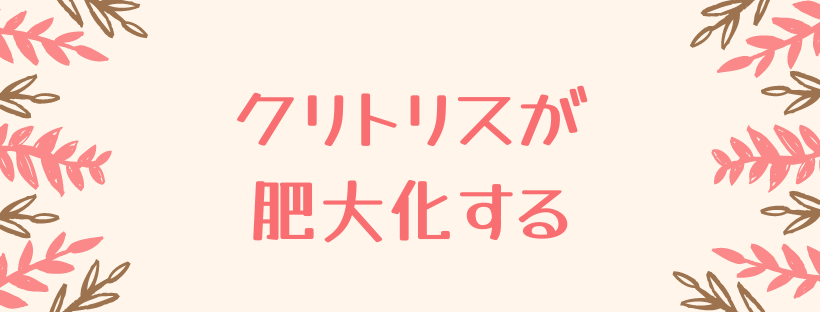 クリトリスが肥大化